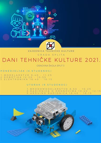 Dani tehničke kulture 2021. u OŠ Split 3