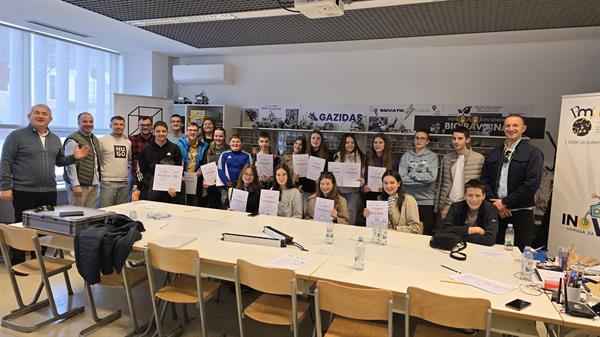 Održana županijska razina natjecanja Robokup 2025.