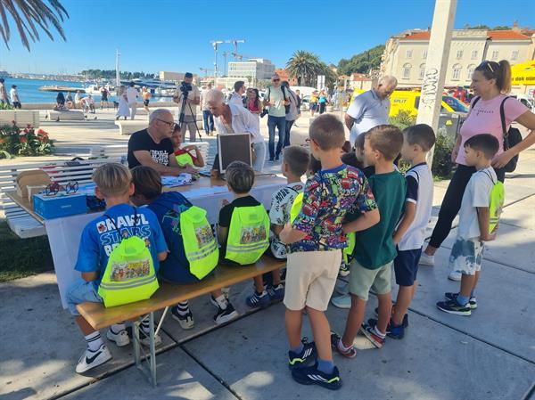 Zajednica tehničke kulture grada Splita na manifestaciji „Sigurno u školu s HAK-om 2025.”